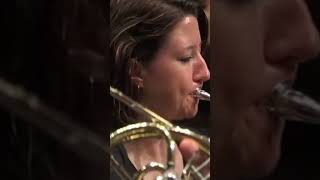 MAHLER 2 BRASS FANFARE  NY PHIL shorts brass trumpet trombone mahler tuba violin orchestra [upl. by Athenian]