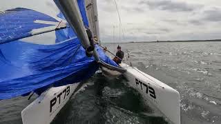 Nacra 20  S1219 knots  351 kmh  Clubwedstrijd 1 [upl. by Martineau]