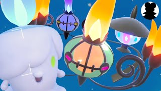 【ポケモンSV】シャンデラ・ヒトモシ・ランプラーかわいい反応まとめ！＜ハロウィンの歌声♪＞ [upl. by Waters]