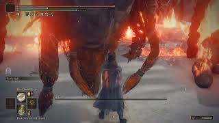 Elden Ring  PestThread Spears vs Fire Giant NG7  No Hit  Incantations Only [upl. by Leahcir640]