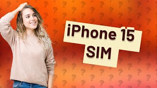 How to insert SIM in iPhone 15 Pro [upl. by Ehc]