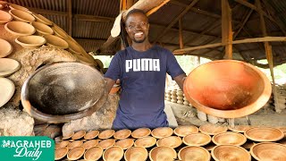 How Pots amp Earthernware Bowls are Made in Ghana [upl. by Noe533]