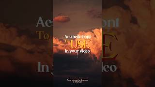 Top 5 AESTHETIC fonts you can use in Instagram REElS editingtutorial fontaesthetic vntutorial [upl. by Rengaw]