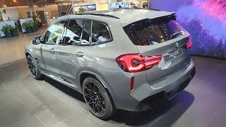 BMW X3 M Competition F97 LCI  BMW Individual Grigio Telesto Perleffekt [upl. by Shivers]