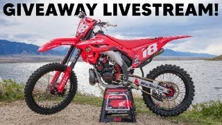 CR250 Two Stroke Giveaway Live Stream [upl. by Streetman]