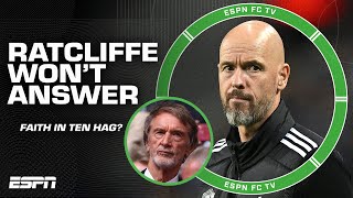 Does Sir Jim Ratcliffe have faith in Erik ten Hag 👀 He says he doesnt want to answer  ESPN FC [upl. by Leda]