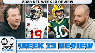 2023 NFL Week 13 Review  PFF NFL Show [upl. by Redvers241]