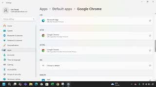 How to make Google Chrome the default browser on Windows 11 laptop or computer [upl. by Retrac880]