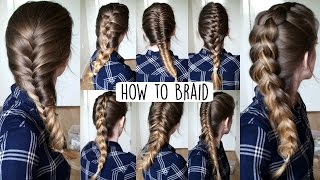 How to Braid Your Own Hair For Beginners  How to Braid  Braidsandstyles12 [upl. by Iatnwahs]