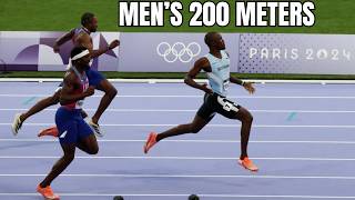 Letsile Tebogo wns Mens 200m Finals  Mens 200m final 2024 olympics [upl. by Francklin]