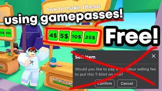 GAMEPASS TUTORIAL🤑No Need To Spend 10 Robux Free Donation Buttons Updated 2023 [upl. by Teryn183]