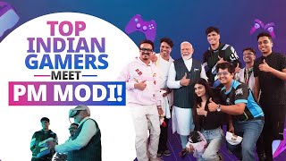 Indias top gamers meet PM Modi  Game On ft NaMo [upl. by Jarrell695]