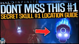 Halo Infinite GET THIS WHILE YOU CAN  1st Secret Skull Location Guide  Warship Gbraakon Mission [upl. by Roselle]