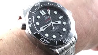 2018 OMEGA SEAMASTER DIVER 300M PROFESSIONAL STEEL 21030422001001 Luxury Watch Review [upl. by Buffo]