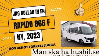 Jag kollar in en Rapido 2023 En fransktillverkad kvalitetshusbil Kolla in den [upl. by Anne-Marie]