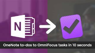 OneNote to OmniFocus Integration  Todos [upl. by Callas]