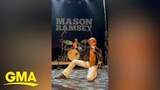 Go behind the scenes of Mason Ramsey’s ‘Falls Into Place’ tour [upl. by Rudelson231]