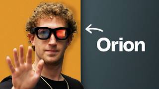 Exclusive We tried Metas AR glasses with Mark Zuckerberg [upl. by Adnohs665]