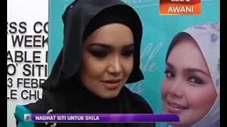 Nasihat Siti Nurhaliza untuk Shila Amzah [upl. by Louise]