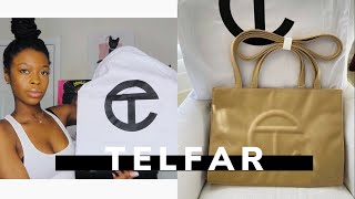 TELFAR BAG UNBOXING [upl. by Notffilc60]