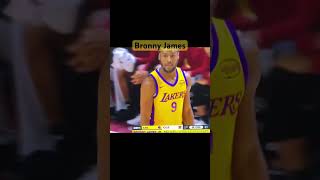 Bronny James shorts nba summerleague basketballplayer basketball reels trending [upl. by Glenden340]