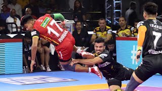 Pro Kabaddi 2019 Highlights  Bengaluru Bulls vs Telugu Titans  M77 [upl. by Noslrac]