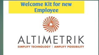 Altimetrik Welcome kit for new Employee New Joiners [upl. by Nylrats639]