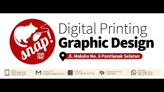 Company Profile snap digital printing amp graphic design Pontianak [upl. by Schou916]