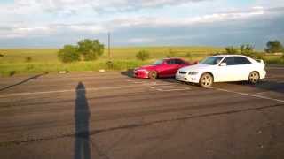 Toyota Ceres 7afe атмо мкпп vs Toyota Altezza 3sge beams мкпп [upl. by Hedda]