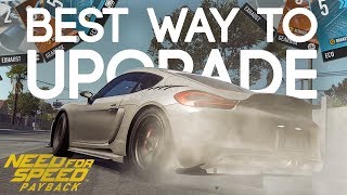 Need for Speed Payback  HOW TO UPGRADE CARS BEST WAY TO LEVEL 399 [upl. by Ainoyek]