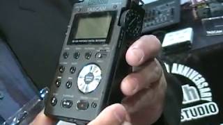 TASCAM DR100 Portable Digital Recorder Summer NAMM Demo [upl. by Aruabea]