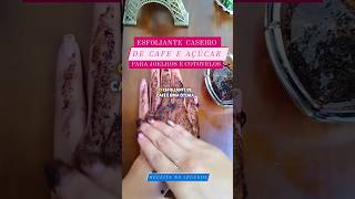 Receita de esfoliante para o corpo ⁣⁣Açúcar ⁣café ⁣Mel⁣Óleo de coco⁣Sabonete líquido ⁣⁣Mistura tudo [upl. by Fulbert]