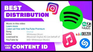 Best amp Cheap Music Distributor  Youtube Content ID iMusician Distribution SpotifyiTunes amp More [upl. by Curr]