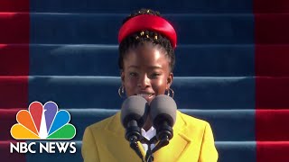 Youth Poet Amanda Gorman Recites Poem At Presidential Inauguration  NBC News [upl. by Levitan403]