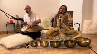 Sound Ceremony to the Heart ✨ Handpan amp Voice Sound Journey [upl. by Annahc]