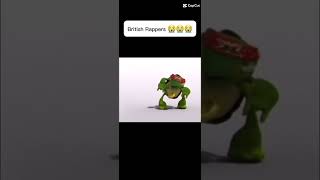 British rappers rapping be like Britishrap funny rap turtle [upl. by Laryssa]