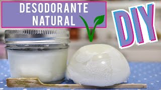 DESODORANTE NATURAL  DIY  ZERO WASTE  VEGANO  Mixi [upl. by Ordway]