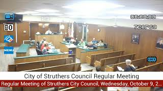 City of Struthers Council General Session [upl. by Soneson627]