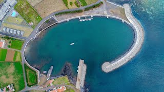 Marina  Barra  Santa Cruz da Graciosa  Azores  Portugal  Drone video  DJI Mini 2 [upl. by Elyag]