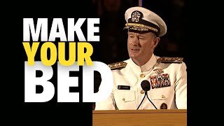 BACKGROUND STORY TO HIS ICONIC SPEECH — MAKE YOUR BED  ADMIRAL MCRAVEN [upl. by Renruojos282]