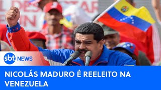 Conselho Eleitoral da Venezuela anuncia vitória de Maduro  SBTNewsnaTV 290724 [upl. by Maddi]