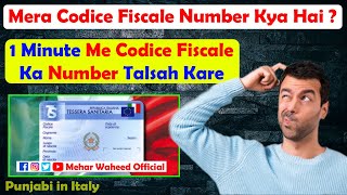 Codice Fiscale Online  Come Si Trova Numero Codice Fiscale  Apna Codice Fiscale Number Talash Kro [upl. by Karola]