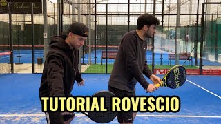 IL ROVESCIO  TUTORIAL PADEL  Tre esercizi per MIGLIORARE il tuo ROVESCIO [upl. by Meara]