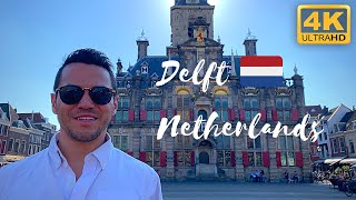 Delft Netherlands Complete Tour 4k [upl. by Affra]