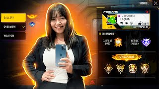 Ajjubhai Face Reveal Reaction amp Free Fire LIVE Rank Push To GrandMaster 😍 Sooneeta is LIVE FF LIVE [upl. by Asamot]