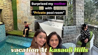 Found perfect vacation spot in Kasauli hills with private pool  jacuzzi and much more 😍😯 [upl. by Giorgio]