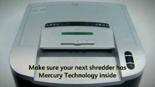 Jam Free Paper Shredders The Rexel Mercury Range [upl. by Norrabal]