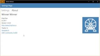 Windows 10 Winner Winner Raffle App [upl. by Naryk]