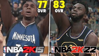 Poster Dunk With Andrew Wiggins In Every NBA 2K [upl. by Ancilin902]