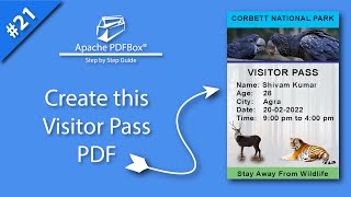 How to create pdf using Apache Pdfbox Library PDFBox create PDF pdfbox create pdf from template [upl. by Lotsirk9]